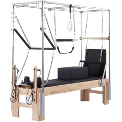 SRKATI Pilvo mankštos lenta Pilates 3-in-1 mankšta Ąžuolas Pakelta lova Reformeris Cadillac Pilates Training Rattle Pilates Reformeris Pilates Reformeris Pilates Reformeris