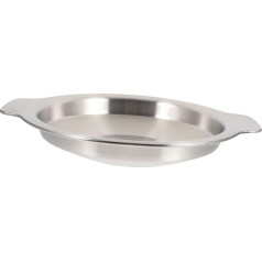 GREENADSCAPE Nerūdijančio plieno puodas Nerūdijančio plieno keptuvė Padėklas Camping Cookware Virtuvės mašinos keptuvės Maisto gaminimo puodas su rankena Metalinės keptuvės, skirtos virti Karštas puodas Maži kepimo puodai Nerūdijantis pliena