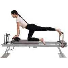 Pilates Reformer mašina namų studijai, sulankstoma kardio fitneso mašina, iki 200 kg svorio talpa, pilateso namų treniruočių sistema namų sporto salei