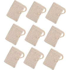 TOVINANNA 20 Stk Seifenbeutel Peelingschwamm Seifen Halter Seifensäckchen Aus Sisal Blasenschaumnetz Seifenspender Spülmittelspender Waschbeutel Für Seifenstücke Peelingbeutel Mit Seife
