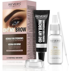Henna für Augenbrauen ProClors Cremiges Henna (3.0 Tamsiai ruda (Braun)