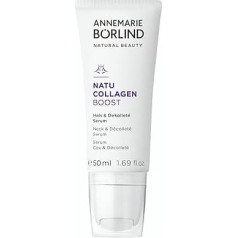ANNEMARIE BÖRLIND NATUCOLLAGEN BOOST kaklo ir dekoltė srities serumas (50 ml) - švelniai ir stangriai odai. Pagaminta be gyvūninės kilmės produktų. Veganiškas.