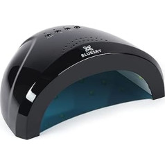 BLUESKY UV LED lempa nagų džiovintuvas geliniam nagų lakui su išmaniąja lempos funkcija, atviras dizainas, 30s/60s laiko nustatymas (BLUESKY UV/LED lempa 48W)