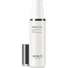 KIKO Milano Prime & Fix Refreshing Mist daugiafunkcinis purškiklis: Gaivinantis ir fiksuojantis makiažo gruntas 