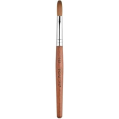 Kolinsky Sable Hair Nail Brush Red Wood Pen UV Gel Nail Art Manikiūras Tapyba įrankis 14#