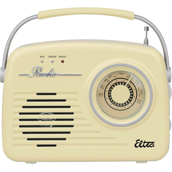 Radio luiza retro sp-11 mp3 mp3 usb sd vanilla