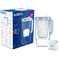 2,5 l stiklinis filtravimo ąsotis + 1 