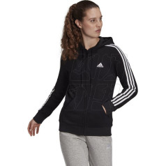 Džemperis 3 Stripes FL Full-Zip Hoodie W GM5567 / XS