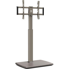 Fitueyes TV grindų stovas su mediniu pagrindu TV stovas TV stovas Reguliuojamas aukščio pasukimas, skirtas 32-70 colių plokščiam ekranui iki 40 kg Max. VESA 400 x 600