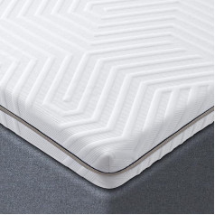 Bedstory 90 x 190 cm Atminties putų čiužinio viršutinis sluoksnis 7,5 cm Bambuko čiužinio viršutinis sluoksnis gali pašalinti kvapus ir erkutes, nuimamas ir skalbiamas užvalkalas, vėsinantis, kvėpuojantis ir purus