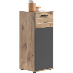 Xonox.home Mason X12B8701 Vonios spintelė pilka 37 x 87 x 34 cm