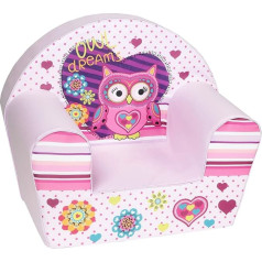 Knorr Toys Knorrtoys 68337 knoortoys vaikiškas fotelis - pelėda, įvairios spalvos