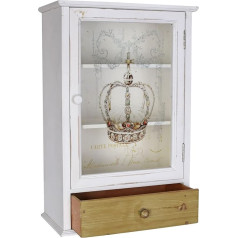 Palazzo Int Palazzo Exclusiv Shabby Chic sieninė spintelė 60 x 40 cm Vintage sieninė spintelė Crown