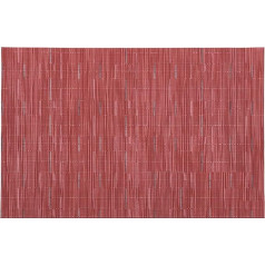Amdxd 4 kilimėlių rinkinys Kilimėliai Retro Vintage Square, 70 % vinilo 30 % poliesterio kilimėlis plaunamas Europos stiliaus austos juostelės nuo slydimo, stalo kilimėlis natūralus vyno raudonas, 30x45 cm