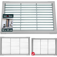KOTARBAU® Durų kilimėlis lauko 50 x 35 cm cinkuotas metalinis įėjimo kilimėlis Durų kilimėlis vidaus durų kilimėliai lauko durų kilimėlis Durų kilimėliai durų kilimėliai priekinių durų purvo gaudyklė kilimėlis durų kilimėlis lauko du
