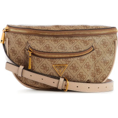 GUESS Damen Manhattan Belt Bag Džiaustinė rankinė, rankinė su dirželiu, rankinė su kišenėmis, rankinė su kišenėmis