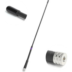 Minkšta rankinė antena su dideliu stiprinimu, 136-174 MHz darbinis dažnis, skirta GPS Astro 430 320 900 220 /Alpha 50 100 (juoda)