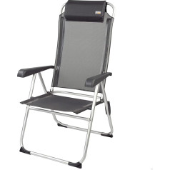 AKTIVE 52886 Sulankstoma stovyklavimo kėdė su pagalve 44,5 x 55 x 103 cm Lengvai valoma ir sulankstoma, maksimalus svoris 110 kg, su ergonomiškais porankiais