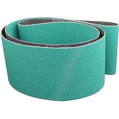 Diržinės šlifavimo juostos, 1 vnt. 2000 x 50/75/100/150 mm 577F Cirkonio oksido šlifavimo juosta metalui šlifuoti (grūdėtumas: P80, dydis: 2000 x 150 mm) (Spalva: P80, dydis: 2000x150 mm)