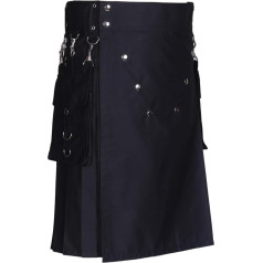 Visi Kilts Sportas Aktyvus Utility Kilt su nuimamomis kišenėmis vyrams