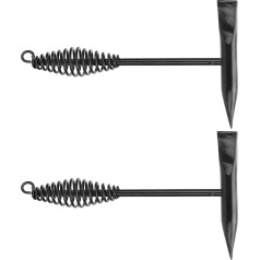 MechKit Schweißer-Meißelhammer, 2 Stück, 250 mm Federgriff, Schweißschlacke, Spritzer, Entfernungswerkzeug, robuster Stahl, ideal für Schweißen und Metallbearbeitung