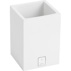 JOOP! Gyvenimo būdo konteineris kvadratinis - baltas - dydis: 7,5 x 11 cm