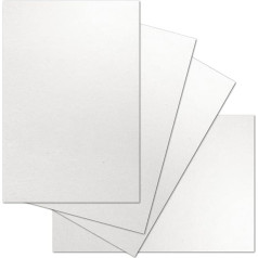 ARTOZ 50 x Natūralus rašomasis popierius DIN A4 - Spalva: beržo (balta/kreminė balta) - 21 x 29,7 cm - 118 g/m² - ekologiškas popierius - 