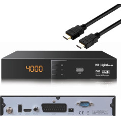 MK Digital HD-S3 1080p Full HD palydovinis imtuvas Scart, HDMI, EPG USB medijos grotuvas 