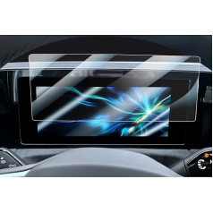CDEFG Suderinama su VW Tiguan 3 / Passat B9 Variant 2024 2025 Facelift prietaisų skydelio apsauginė plėvelė Grūdintas stiklas 10,25 colio atsparus įbrėžimams GPS 9H ekrano apsauga Automobilinės navigacijos plėvelė