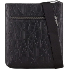Armani Exchange Vyriškas Essentail, Jim Sustainable, All Over Logo Flat Crossbody