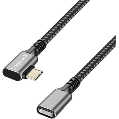 Kabelis usb3.2 gen1 typec į usb-c/f, pd, 2 m
