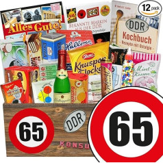 Saldumynų krepšelis / DDR dovana / Gimtadienis 65 / Dovanų idėja mamai