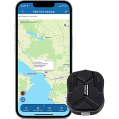 TKMARS TK905mini GPS seklys, 1500 mAh akumuliatorius, nuimamas magnetas, keli aliarmo režimai su SOS mygtuku, veikia per SMS/APP/interneto platformą be prenumeratos, tinka automobiliui, lagaminui ir vaikams