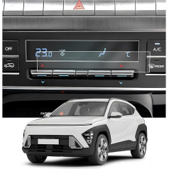 CDEFG Suderinama su Hyundai Kona SX2 2024 Electric EV Hybird Oro kondicionieriaus ekrano apsauga Kona SX2 EV Hybird 4H Atspari įbrėžimams skaidri ekrano apsauga Automobilinė plėvelė Kona SX2 2024 Priedai