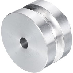išteklių žemėlapis V-Typ-Riemenscheibe, 7 mm Bohrung, 40 mm Außendurchmesser, Einzelrille, Aluminiumlegierung, für Motorwellen-Bohrmaschine, 6 mm PU-Form-Riemen