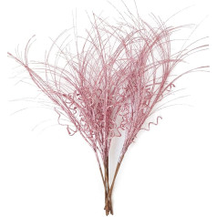 6 blizgučių garbanotų kalėdinių purslų rinkinys 55 cm kalėdinės eglutės dekoracijos Ting Branch Sparkly Curly Branches Christmas Long Glitter Stem Branch for Home Living Room
