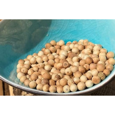 100 g rūkytų baltųjų pipirų iš Šri Lankos 
