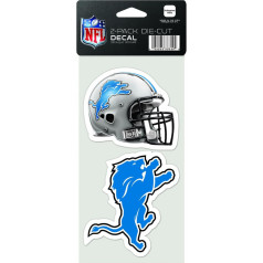 WinCraft NFL Miami Dolphins 2 dalių iškirptas lipdukas, 10,2 x 20,3 cm