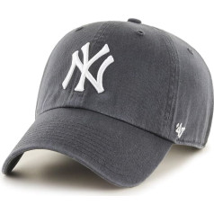 47 Prekės ženklas Suaugusiųjų MLB New York Yankees Clean Up kepurė, pilka