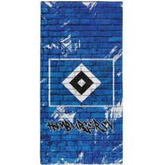 HSV Hamburger SV Graffiti paplūdimio rankšluostis Apytiksliai 76 x 152 cm