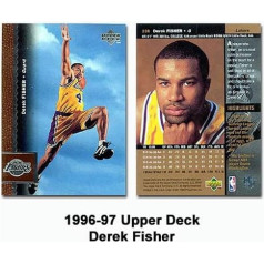 Upper Deck Dereko Fišerio 1996-97 m. naujokų kortelė