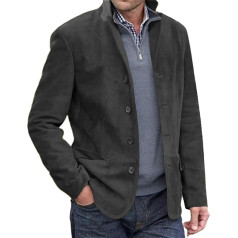 SRZYMJ Paltas Vyriška odinė striukė Juoda odinė pereinamoji striukė su gobtuvu Lauko striukė Lengva Softshell striukė Dygsniuota striukė Su gobtuvu Funkcinė striukė Parka Žiemos striukė Vilnonė sportinė striukė