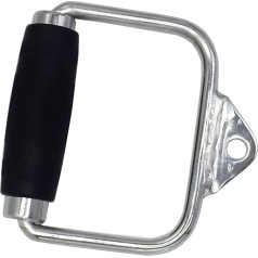 yuhqc LAT Pull Down Bar, jėgos treniruočių prabangus viengubas dvigubas D rankenos tricepso lynas, V formos besisukantis tiesus spaudimo žemyn baras svorio treniruotėms, kabelių mašinų priedai