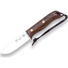 Joker Campero CN118 sportinis peilis išgyvenimo peilis riešutmedžio rankena diržinis peilis su 10,5 cm Böhler plieno K720 ašmenimis, rudu odiniu dėklu, įrankis žvejybai, medžioklei, stovyklavimui ir žygiams