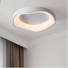 Modernus LED lubų šviestuvas, minimalistinis lubų šviestuvas, 40 cm, 3500 K LED lubų šviestuvas svetainei, miegamajam, virtuvei, prieškambariui (šilta šviesa)