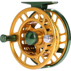 GOBBIS Fly ritė, Fly ritė, Fly žvejybos ritė, lengvas svoris 5 / su 6 Watt Fly ritė, didelis Arbor aliuminio Fly žvejybos ritė, rankų modifikuota žvejybos ritė