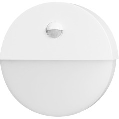 HALIT LED 10W, sodo šviestuvas su 140st judesio jutikliu, 600lm, IP65, 4000K, IK10, baltas