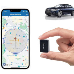 TKMARS GPS sekimo įrenginys GPS sekimo įrenginys GPS Tracker Mini Stiprus magnetas, atsparus vandeniui, budėjimo laikas iki 25 dienų