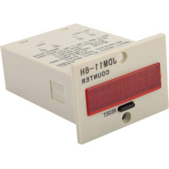 6 skaitmenų ekrano skaitiklis, JDM11-6H 6 skaitmenų ekrano elektroninis skaitiklis AC220V / DC36V / DC 24V / DC 12V (DC 24V)