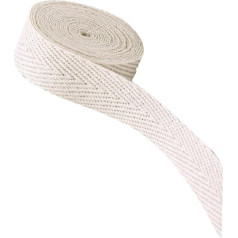 NUOBESTY Scrapbook puošmenos 1 Roll Vestuvių apdaila Diy Rankinis kaspinas Elastinga juosta Balta dovanų juosta